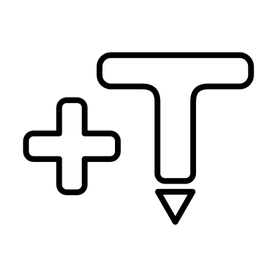 Add Text logo