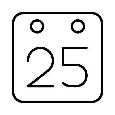 Calendar 25 logo