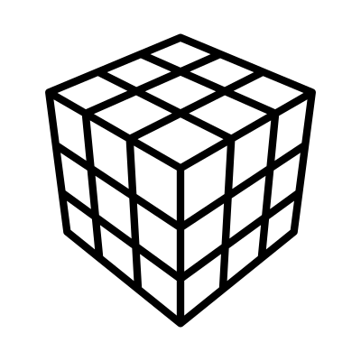 Cube Rubik logo