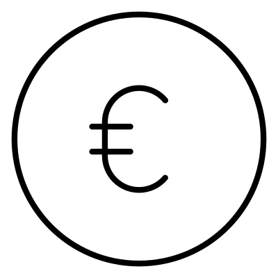 Currency Euro logo