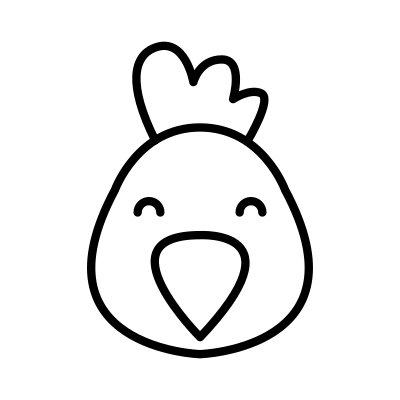 Emoji Chicken logo
