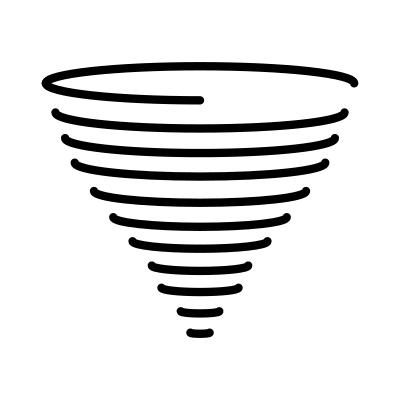 Emoji Cloud With Tornado logo