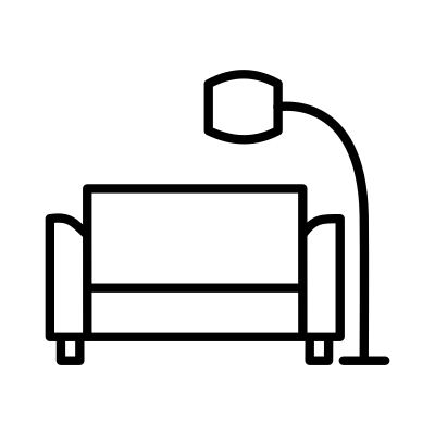 Emoji Couch And Lamp logo