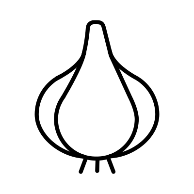 Emoji Garlic logo