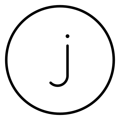 Letter Lowercase Circle J logo