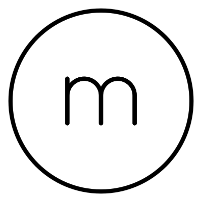 Letter Lowercase Circle M logo