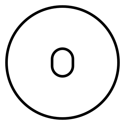 Letter Lowercase Circle O logo