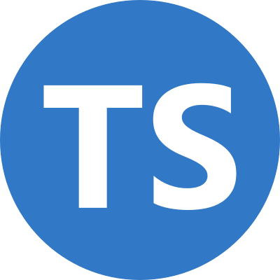 TypeScript Icon Round logo