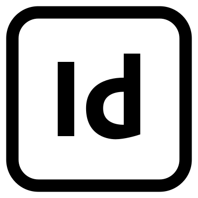 Adobe Indesign Logo Solid logo