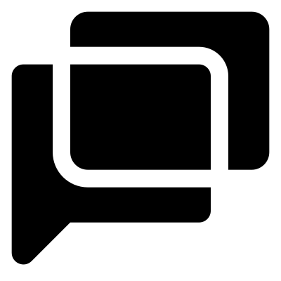 Google Chat Logo Solid logo