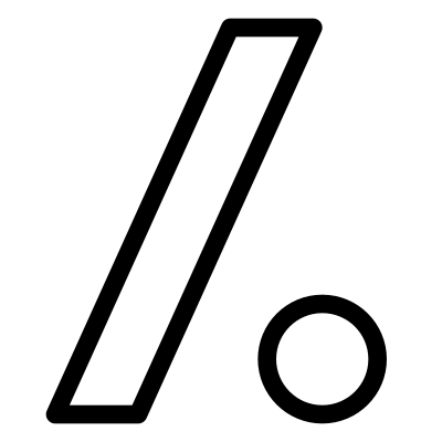 Slash Dot Logo logo
