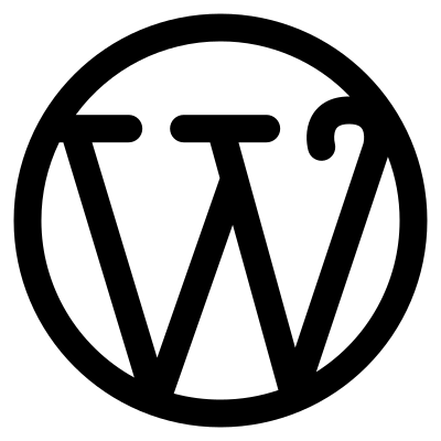 Wordpress Logo 1 Solid logo