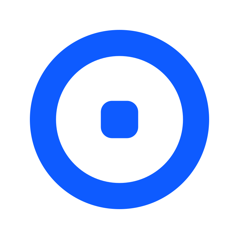 Coinbase brand mark; visual cue for a trader considering exchange login versus self-custody