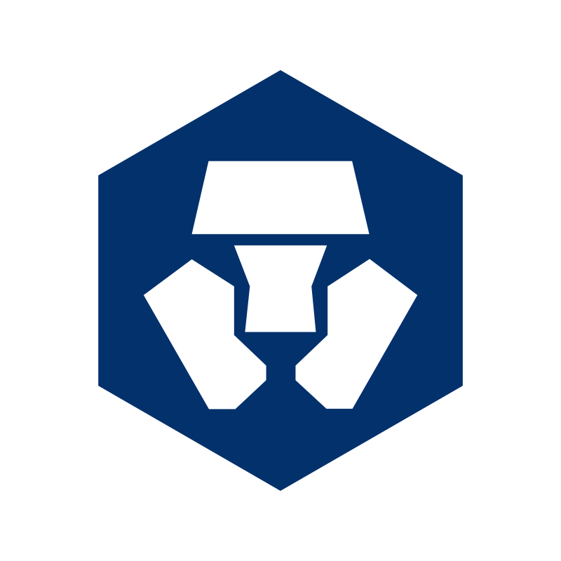 Crypto.com logo; educational context showing platform variety: app, exchange, and onchain wallet differences